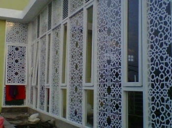 sticker sandblast kaca motif bandung