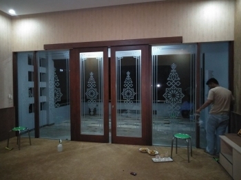 sticker sandblast motif bandung
